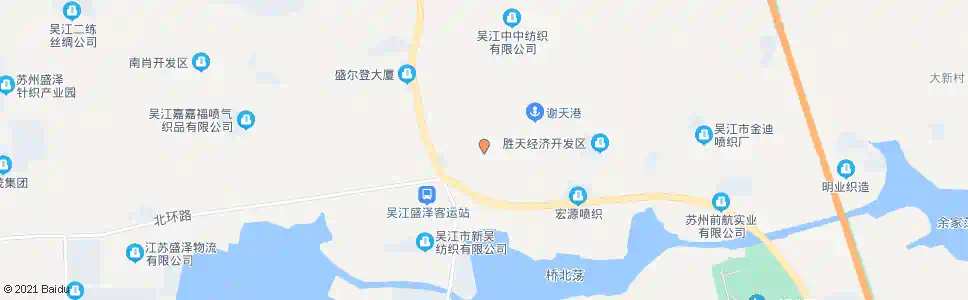 苏州胜天村_公交站地图_苏州公交_妙搜公交查询2025