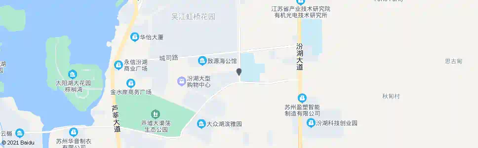 苏州汾湖实验小学_公交站地图_苏州公交_妙搜公交查询2025