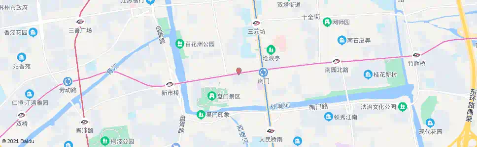 苏州南园新村北_公交站地图_苏州公交_妙搜公交查询2025