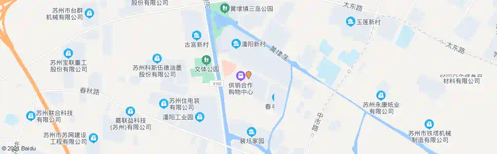 苏州康阳路春申路南_公交站地图_苏州公交_妙搜公交查询2025