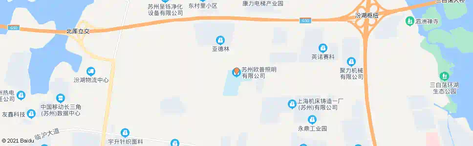 苏州欧普照明_公交站地图_苏州公交_妙搜公交查询2025