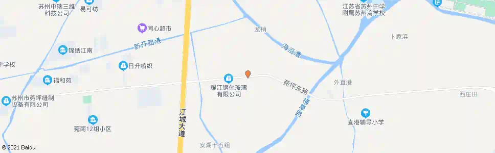 苏州东家荡_公交站地图_苏州公交_妙搜公交查询2025
