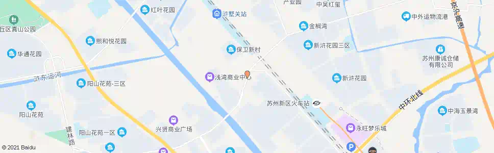 苏州朱家庄浒关_公交站地图_苏州公交_妙搜公交查询2025