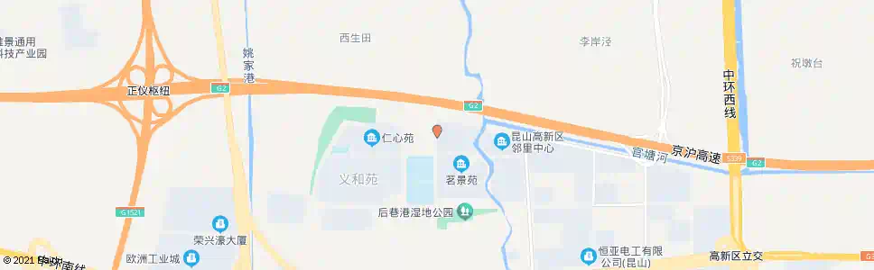 苏州茗景苑c区_公交站地图_苏州公交_妙搜公交查询2025