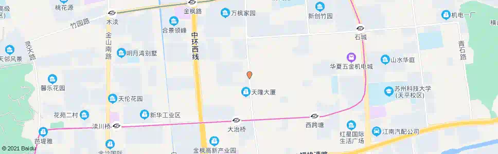 苏州科技创业园_公交站地图_苏州公交_妙搜公交查询2025