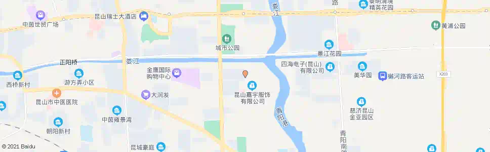 苏州朝阳路(黑龙江中路)_公交站地图_苏州公交_妙搜公交查询2025