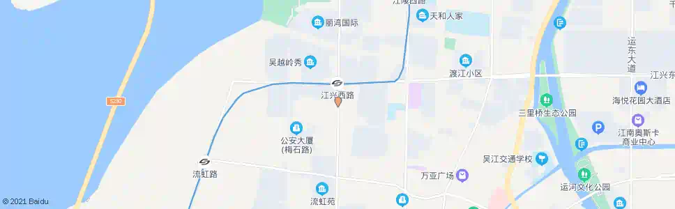 苏州江陵小区_公交站地图_苏州公交_妙搜公交查询2025