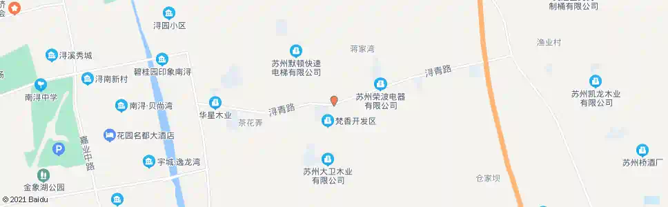 苏州梵香村_公交站地图_苏州公交_妙搜公交查询2025