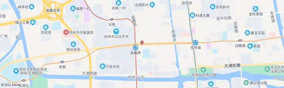 苏州盘蠡新村东_公交站地图_苏州公交_妙搜公交查询2025