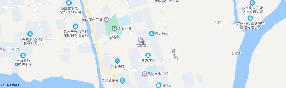 苏州胜浦商贸市场(东行)_公交站地图_苏州公交_妙搜公交查询2025