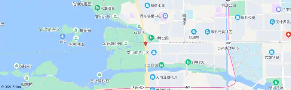 苏州金姬墩_公交站地图_苏州公交_妙搜公交查询2025