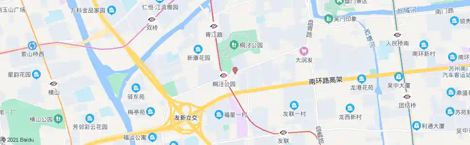 苏州友新新村_公交站地图_苏州公交_妙搜公交查询2025