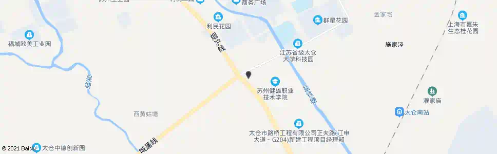 苏州嘉定新城站_公交站地图_苏州公交_妙搜公交查询2025