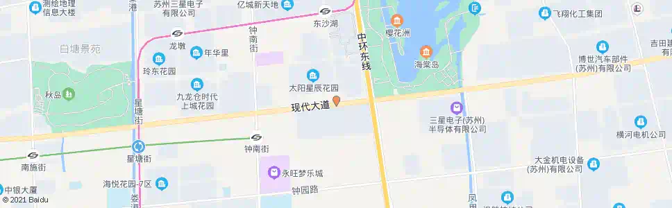苏州太阳星辰花园南_公交站地图_苏州公交_妙搜公交查询2025