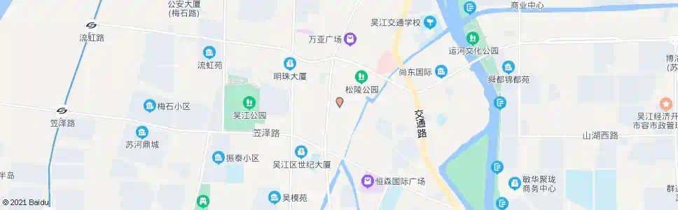 苏州松陵小学_公交站地图_苏州公交_妙搜公交查询2025