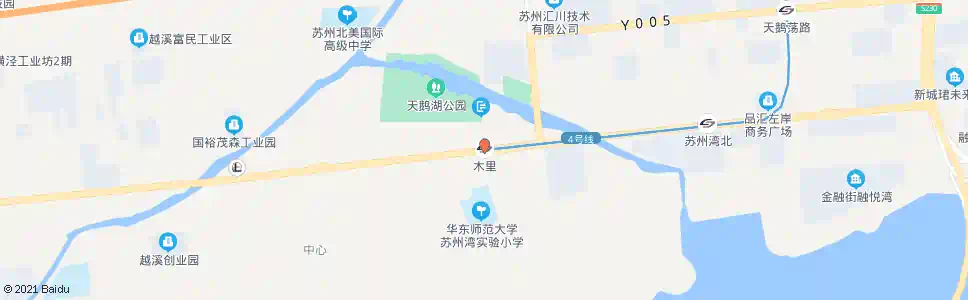 苏州木里站_公交站地图_苏州公交_妙搜公交查询2025