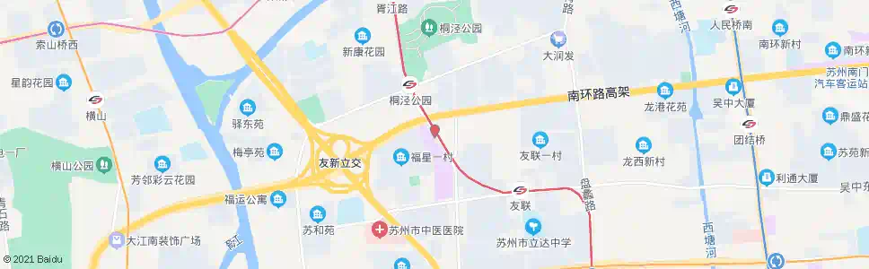 苏州福星小区东_公交站地图_苏州公交_妙搜公交查询2025