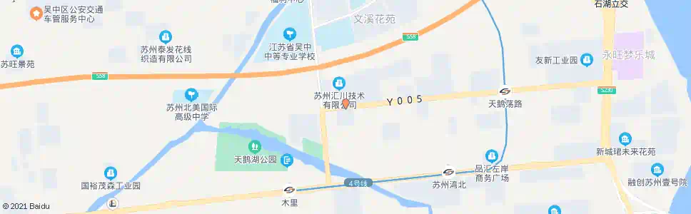 苏州天鹅荡路龙翔路东_公交站地图_苏州公交_妙搜公交查询2025