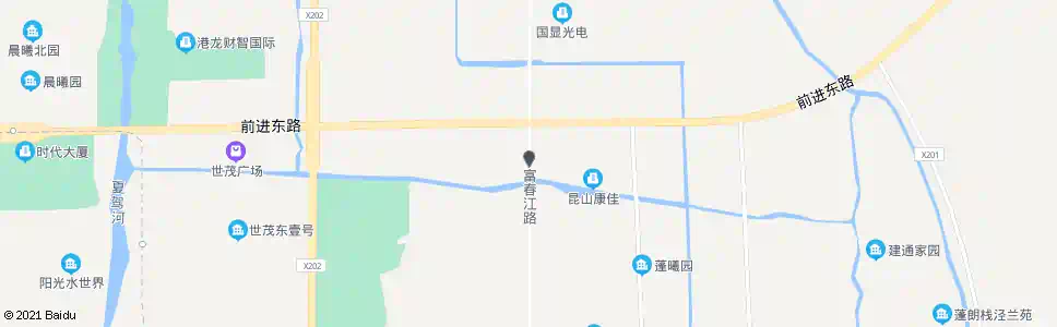 苏州富春江路前进路_公交站地图_苏州公交_妙搜公交查询2025