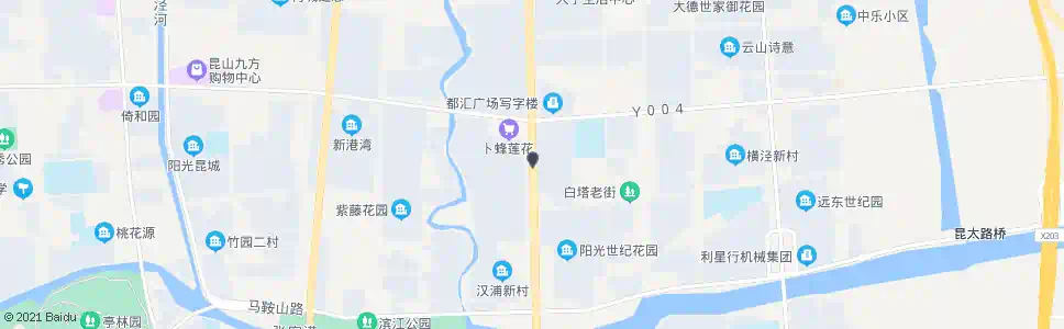 苏州昆山花园_公交站地图_苏州公交_妙搜公交查询2025