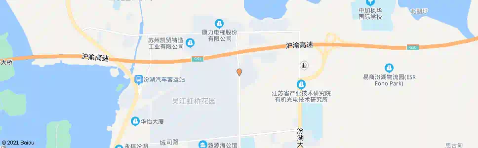 苏州城司新天地南临时站_公交站地图_苏州公交_妙搜公交查询2025