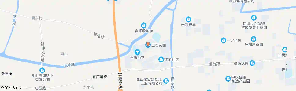 苏州玉石花园_公交站地图_苏州公交_妙搜公交查询2025