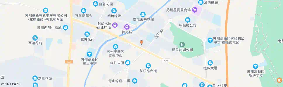 苏州科技城人才市场_公交站地图_苏州公交_妙搜公交查询2025