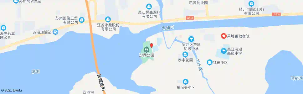 苏州芦墟实验小学_公交站地图_苏州公交_妙搜公交查询2025