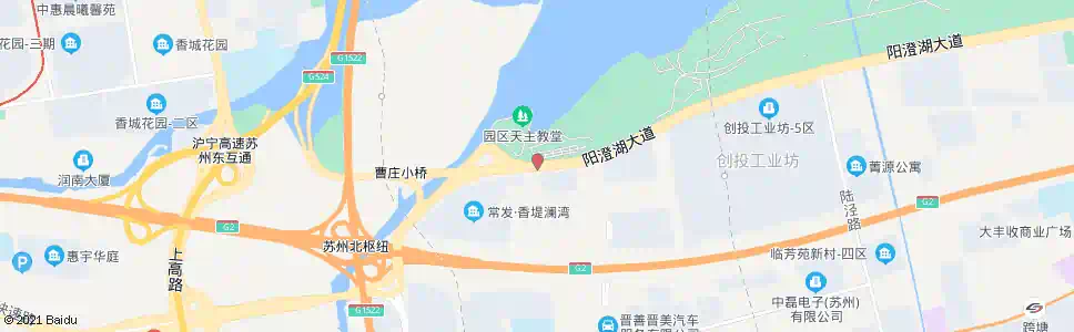 苏州香堤澜湾北_公交站地图_苏州公交_妙搜公交查询2025