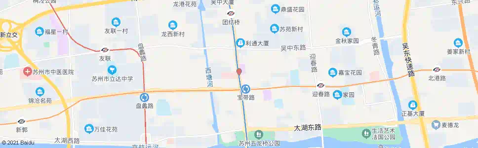 苏州吴中区人民医院_公交站地图_苏州公交_妙搜公交查询2025