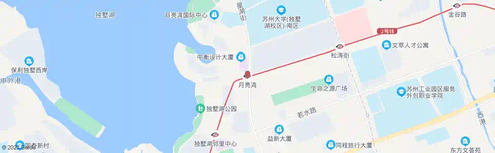 苏州月亮湾_公交站地图_苏州公交_妙搜公交查询2025