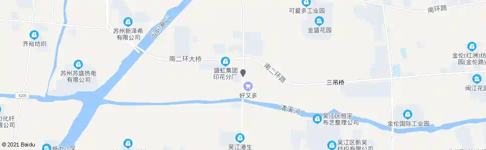 苏州盛虹化纤_公交站地图_苏州公交_妙搜公交查询2025