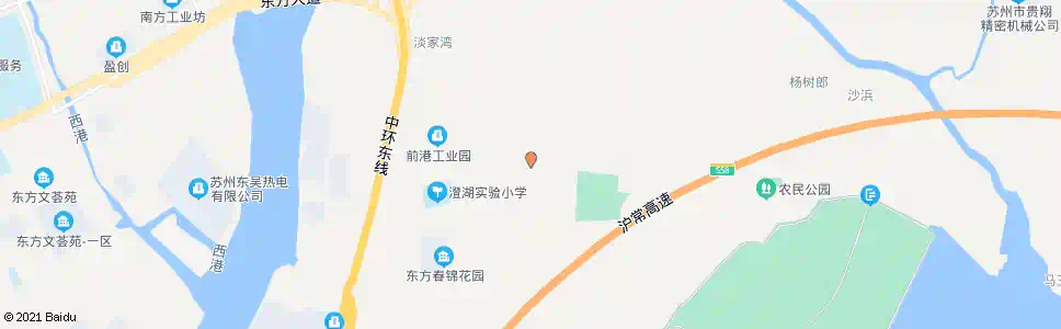 苏州前港小学_公交站地图_苏州公交_妙搜公交查询2025