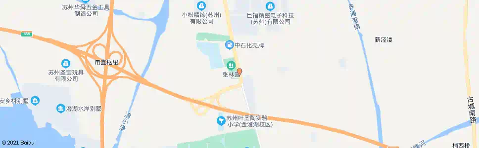 苏州张陵公园_公交站地图_苏州公交_妙搜公交查询2025