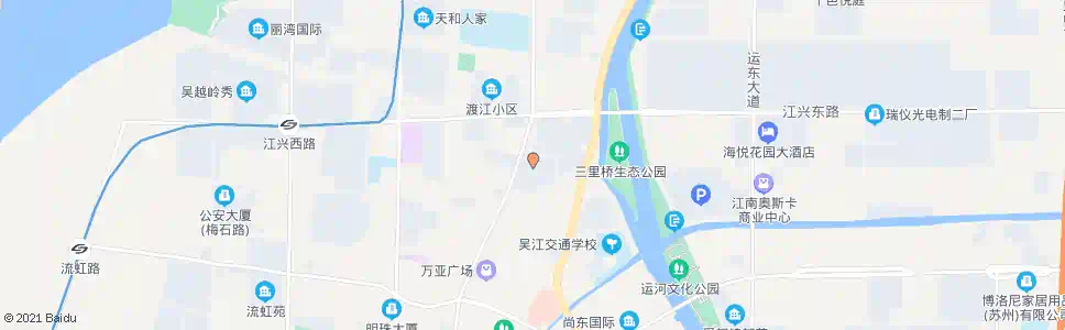 苏州嘉鸿花园_公交站地图_苏州公交_妙搜公交查询2025