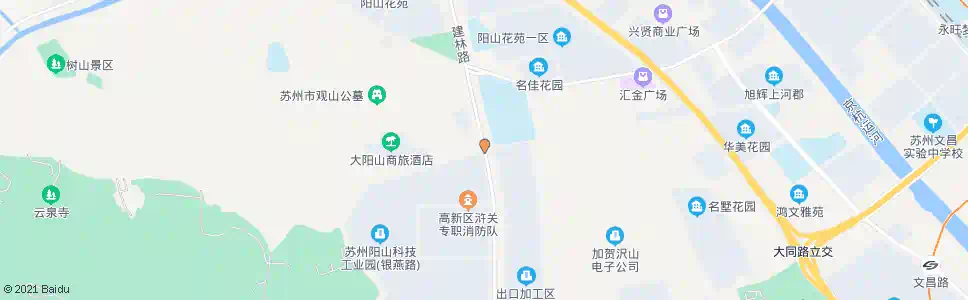 苏州建林路东金芝路北_公交站地图_苏州公交_妙搜公交查询2025