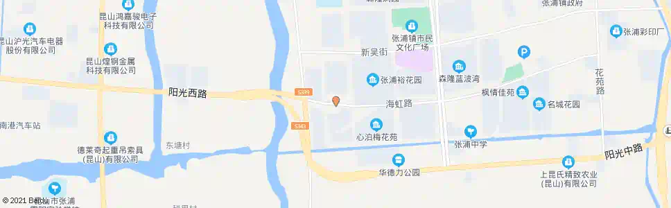 苏州海虹路大直路_公交站地图_苏州公交_妙搜公交查询2025