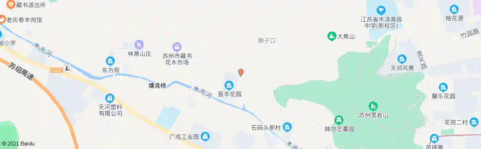 苏州吾丰花园_公交站地图_苏州公交_妙搜公交查询2025