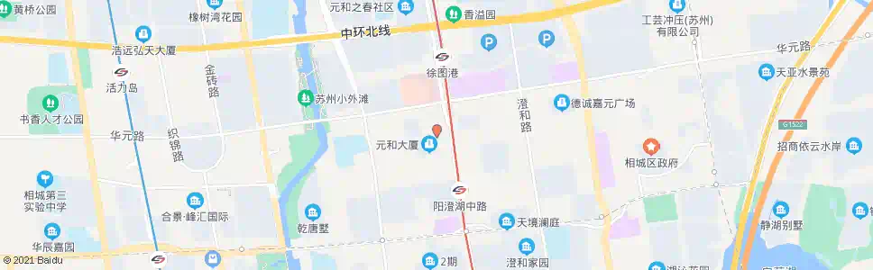 苏州元和街道_公交站地图_苏州公交_妙搜公交查询2025