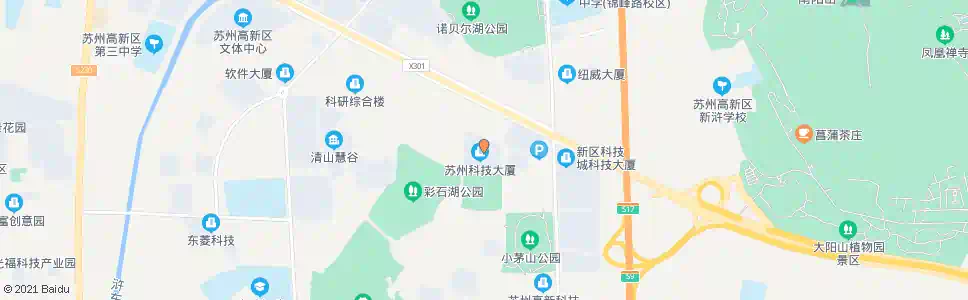 苏州高新区管委会站_公交站地图_苏州公交_妙搜公交查询2025