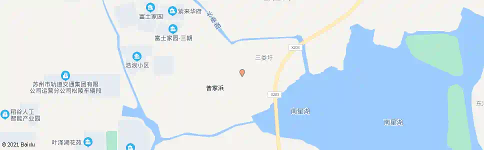 苏州浦家浜_公交站地图_苏州公交_妙搜公交查询2025