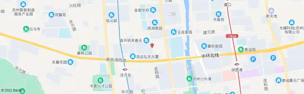 苏州金砖路春申湖西路北_公交站地图_苏州公交_妙搜公交查询2025
