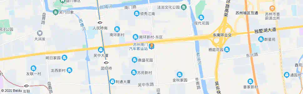 苏州南门_公交站地图_苏州公交_妙搜公交查询2025