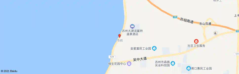 苏州胥口寺前村_公交站地图_苏州公交_妙搜公交查询2025