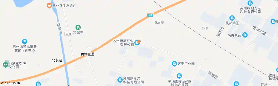 苏州朱港桥_公交站地图_苏州公交_妙搜公交查询2025