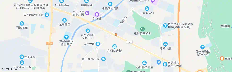 苏州龙山路站_公交站地图_苏州公交_妙搜公交查询2025