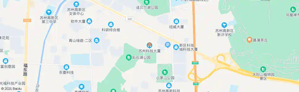 苏州科技大厦_公交站地图_苏州公交_妙搜公交查询2025