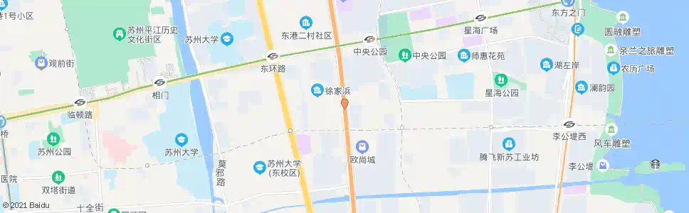 苏州百安居西_公交站地图_苏州公交_妙搜公交查询2025