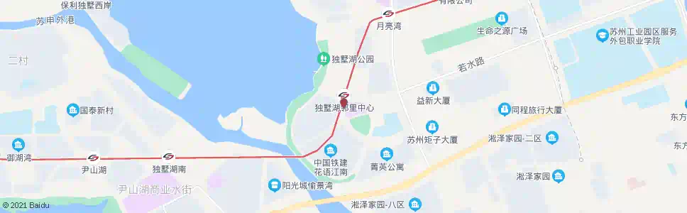 苏州独墅湖邻里中心首末站_公交站地图_苏州公交_妙搜公交查询2025