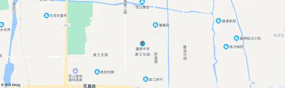 苏州蓬朗中学_公交站地图_苏州公交_妙搜公交查询2025